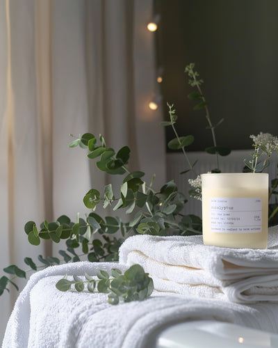 Transform Your Bathroom into a Spa with Helm London's Eucalyptus Luxury Candle