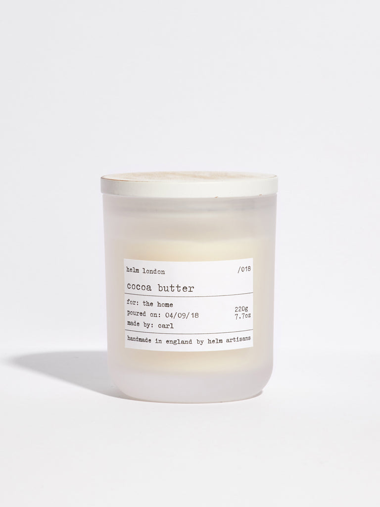 Cocoa Butter Signature Candle - Helm London