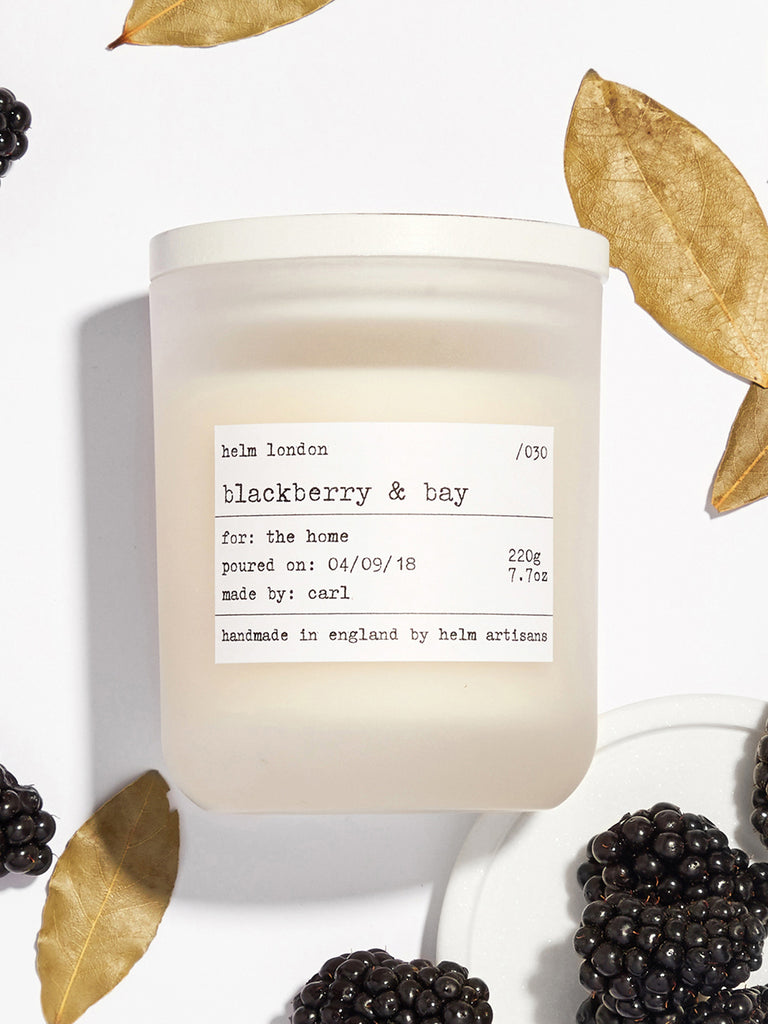 Blackberry & Bay Luxury Candle - Helm London