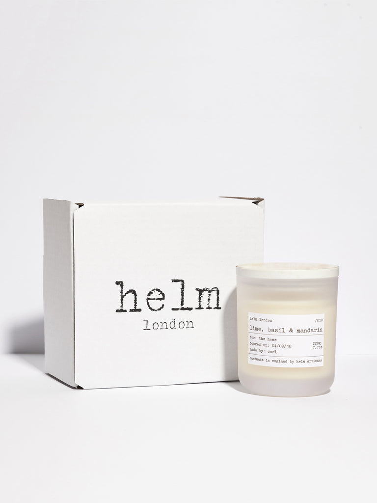 Lime Basil & Mandarin Luxury Candle - Helm London