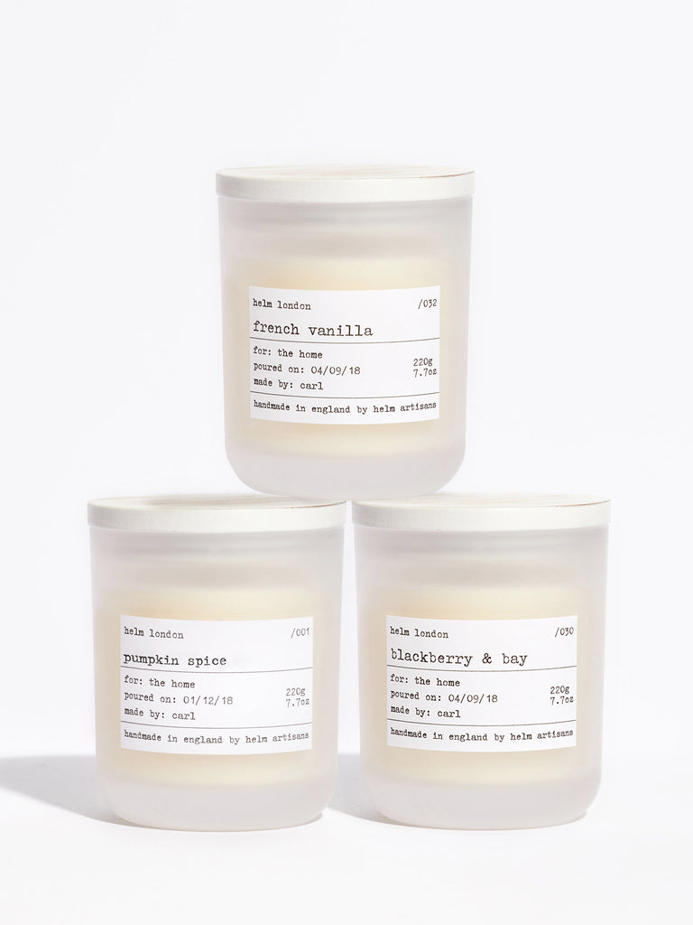Ultimate Autumn Luxury Candle Trio - Helm London