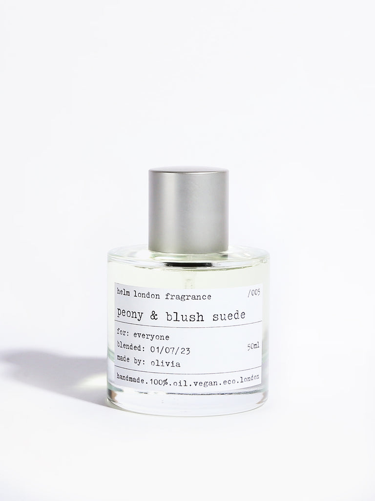 Peony & Blush Suede Fragrance - 50ml - Helm London