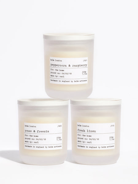 Ultimate Spring Luxury Candle Trio - Gift Set - Helm London